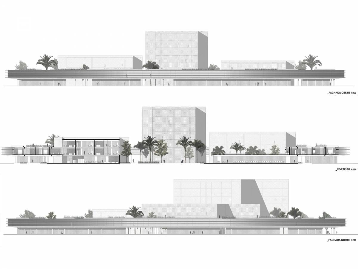 SECTION AND ELEVATIONS - Maranhão - SPOL Architects