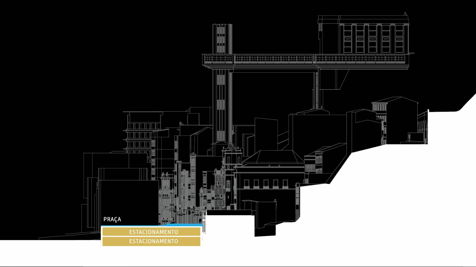 AREA C CUT - PARKING - Frontispício - SPOL Architects