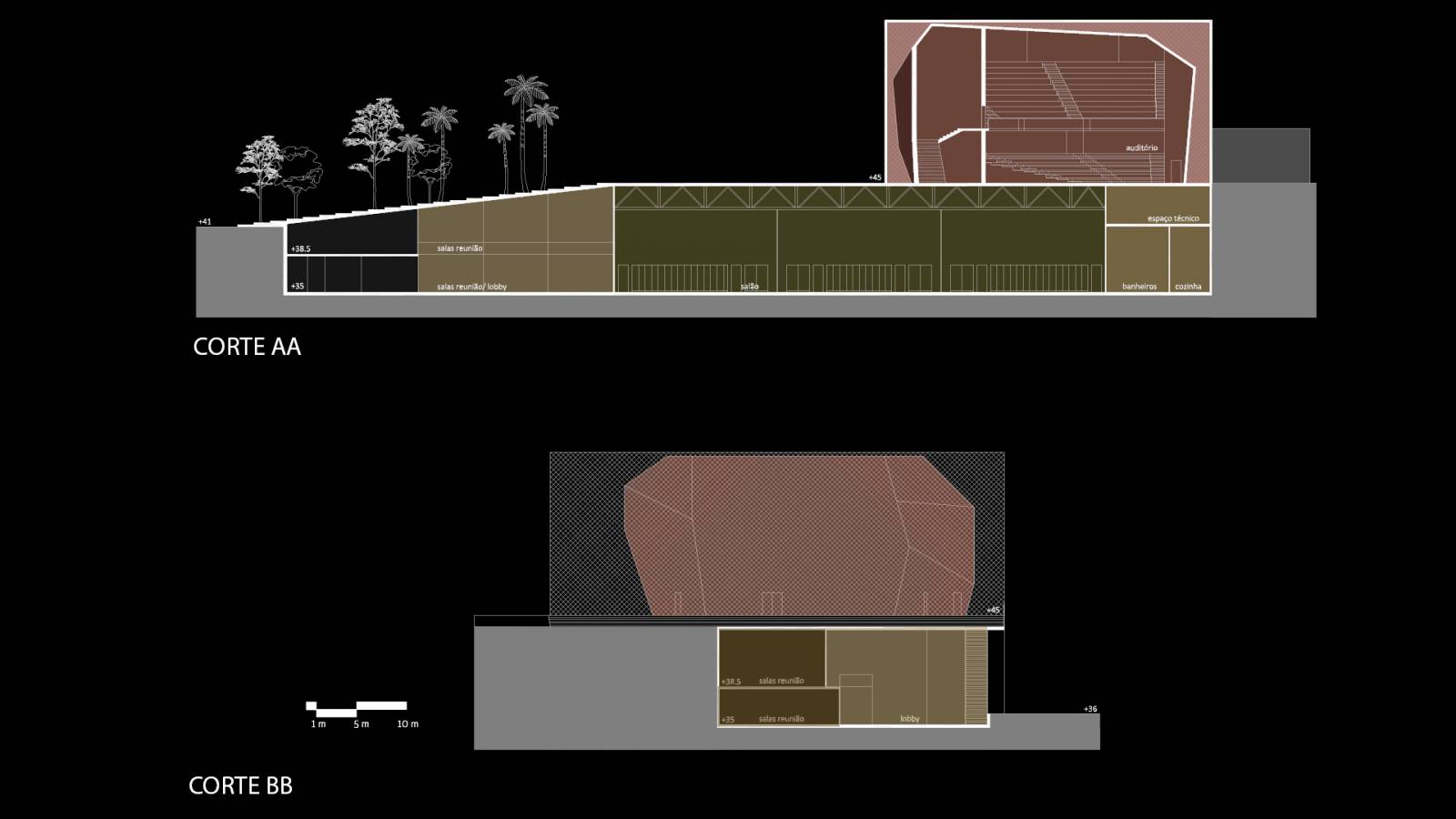 CONVENTION CENTRE SECTION - Frontispício - SPOL Architects